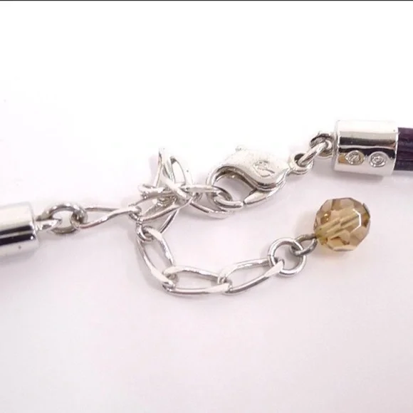 Signed/ Swarovski Crystal/ Flower/ Heritage Pendant/Necklace- brand new in box